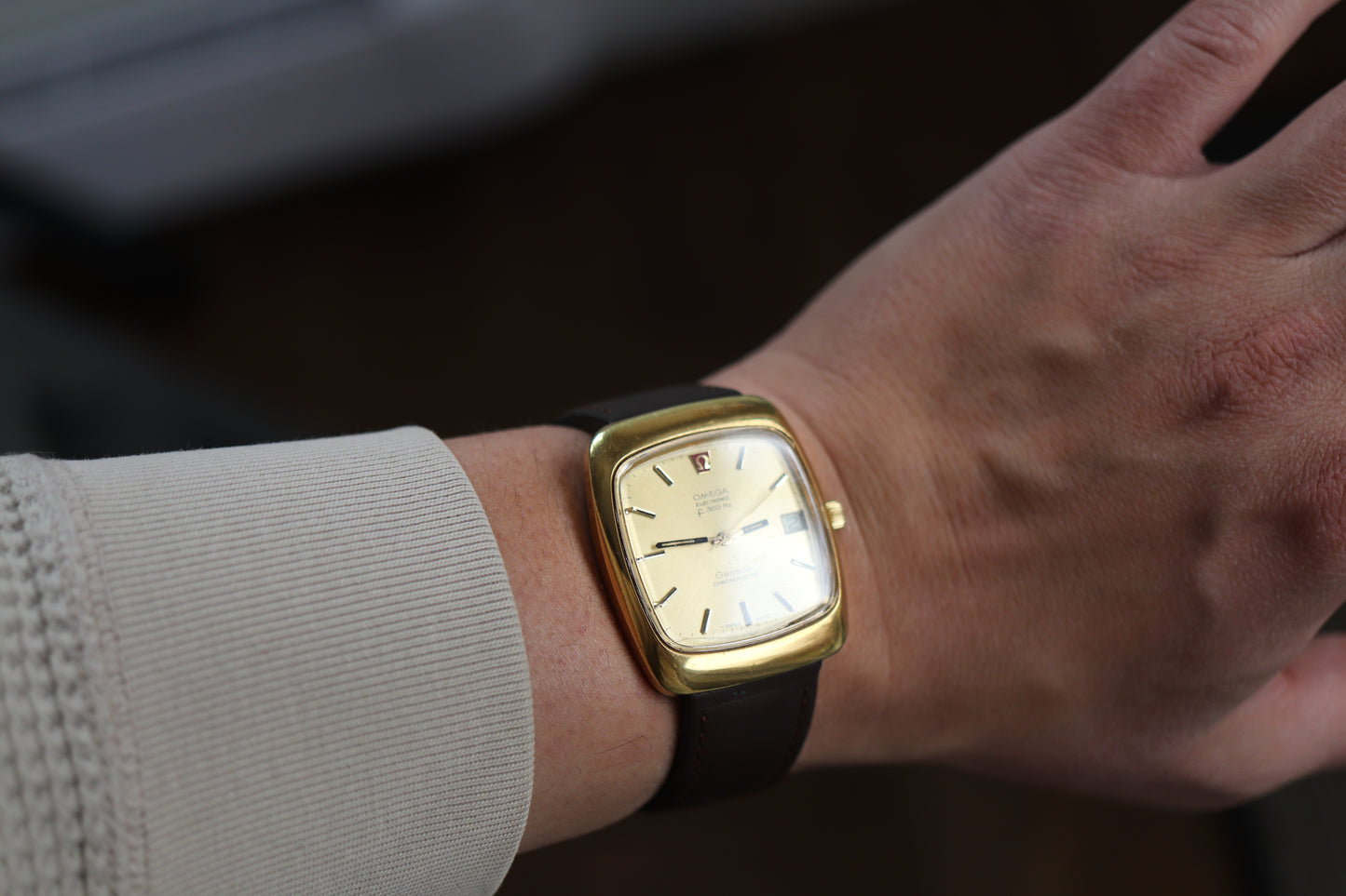 Omega Genève Electronic f300Hz Chronometer - Non-Functioning