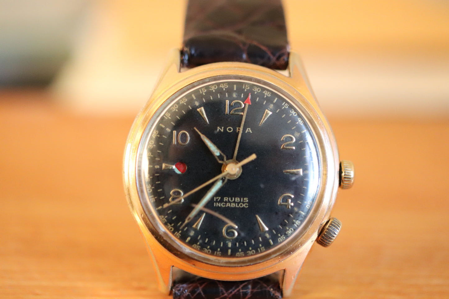Nora Manual-Wind Alarm Watch