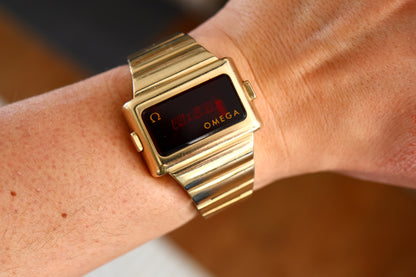 Omega Time Computer LED Digital Watch Ref. 196.0039 - for prject