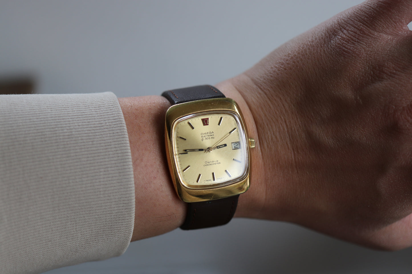 Omega Genève Electronic f300Hz Chronometer - Non-Functioning