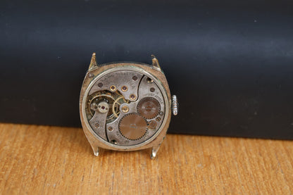 For Projects Vintage 1930s Omega Cushion Case Manual Wind