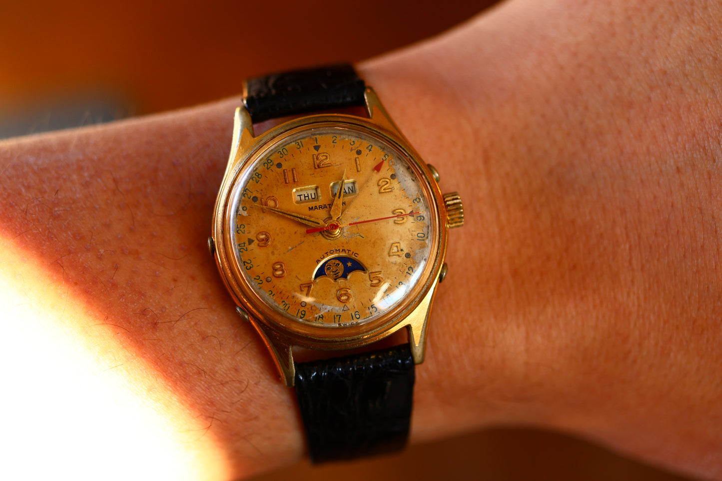 Marathon Triple Calendar Moonphase Automatic, Bidynator Cal. 693