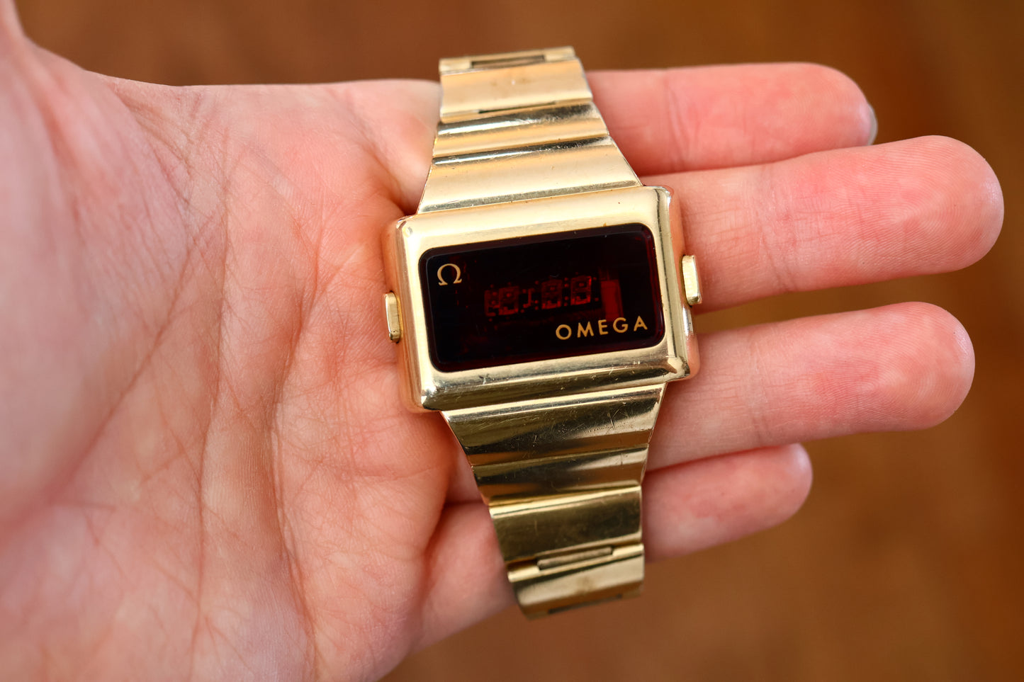 Omega Time Computer LED Digital Watch Ref. 196.0039 - for prject