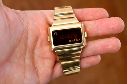 Omega Time Computer LED Digital Watch Ref. 196.0039 - for prject