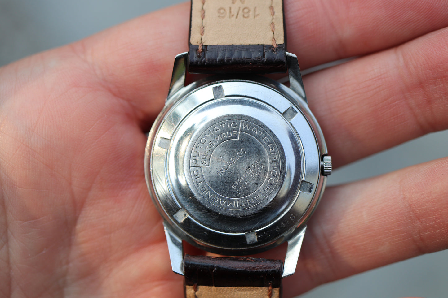 Vintage 1960s Hoverta Rotomatic Swiss Automatic