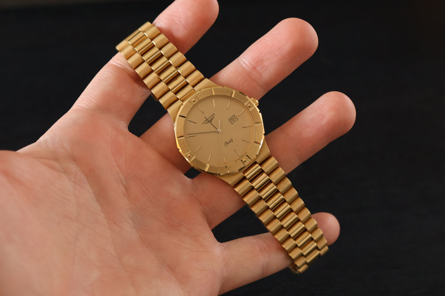 Longines Quartz MZ 5716 Textured Dial