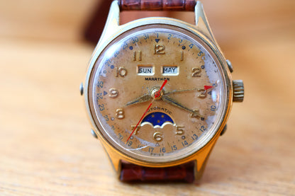 Marathon Triple Calendar Moonphase Automatic, Bidynator Cal. 693