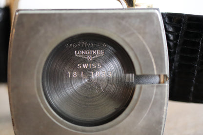 Longines manual working well linen squared dial