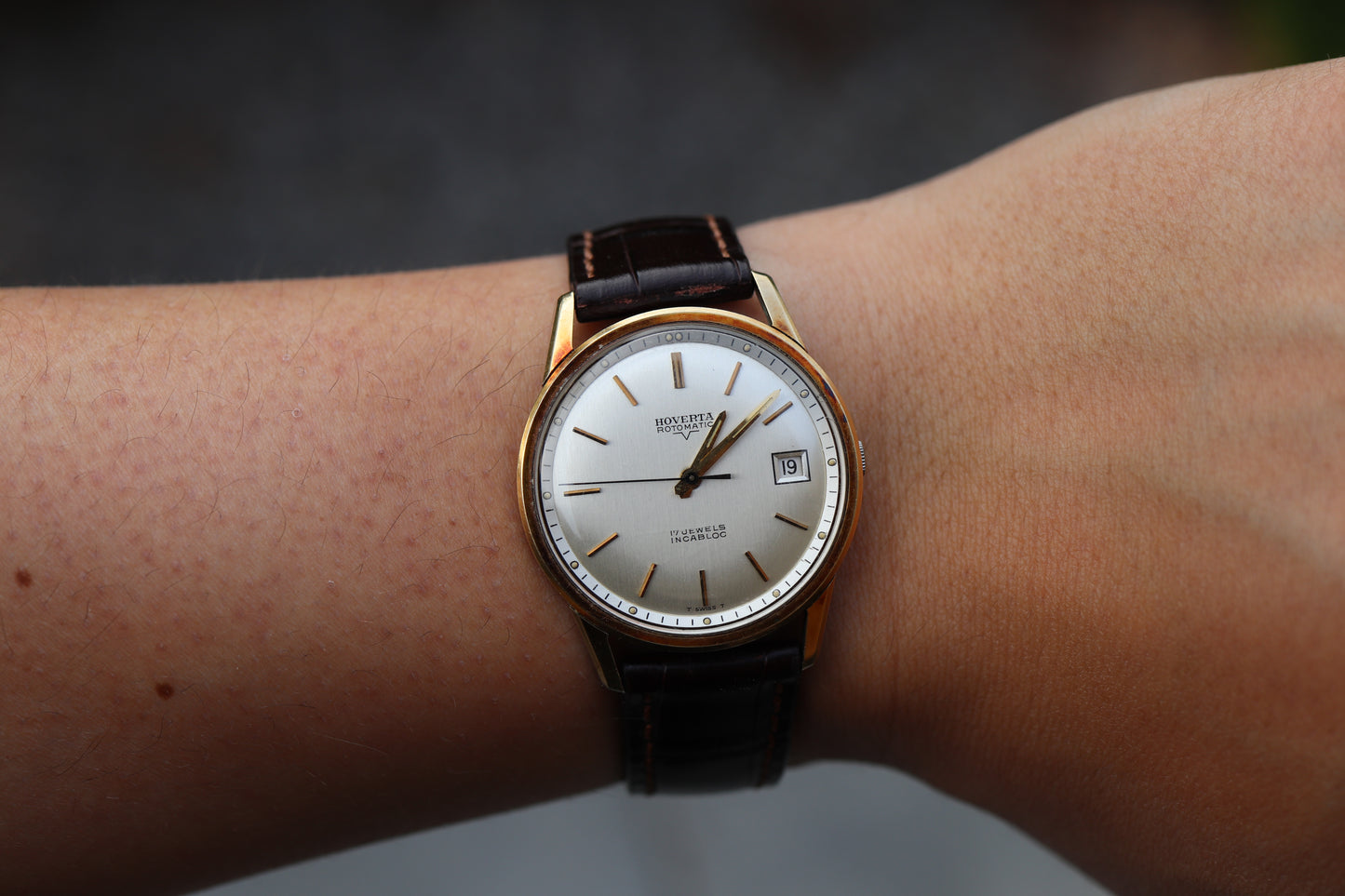 Vintage 1960s Hoverta Rotomatic Swiss Automatic