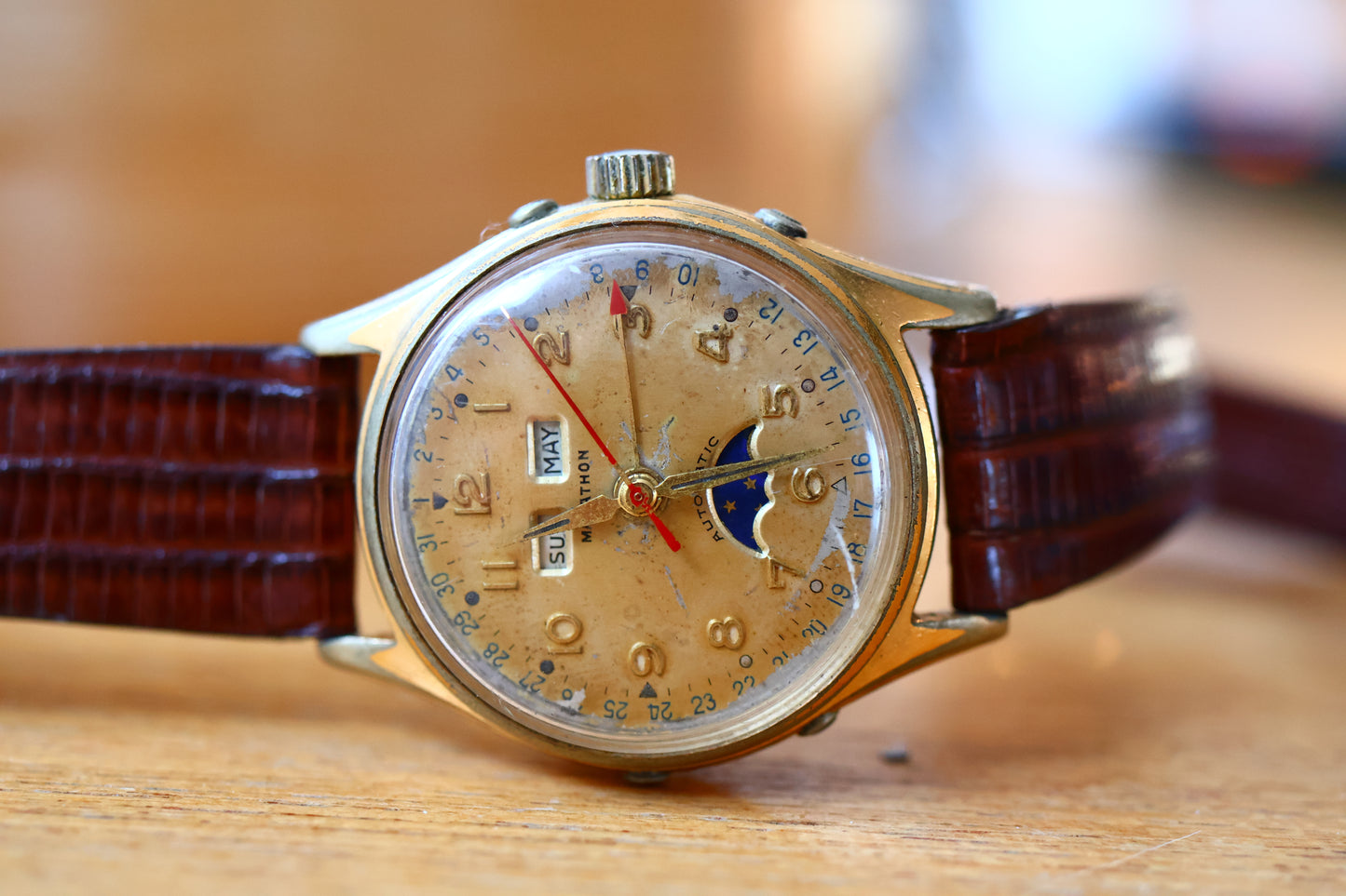 Marathon Triple Calendar Moonphase Automatic, Bidynator Cal. 693