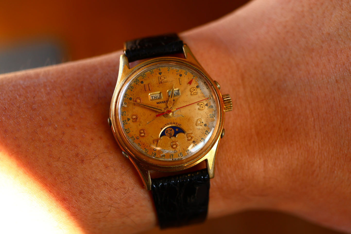 Marathon Triple Calendar Moonphase Automatic, Bidynator Cal. 693