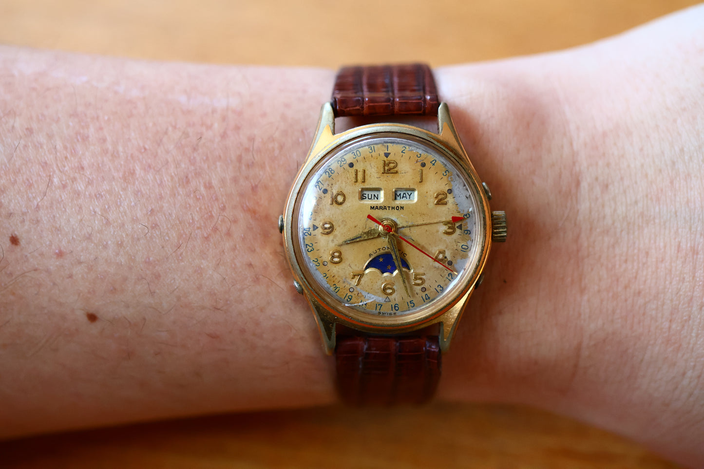 Marathon Triple Calendar Moonphase Automatic, Bidynator Cal. 693