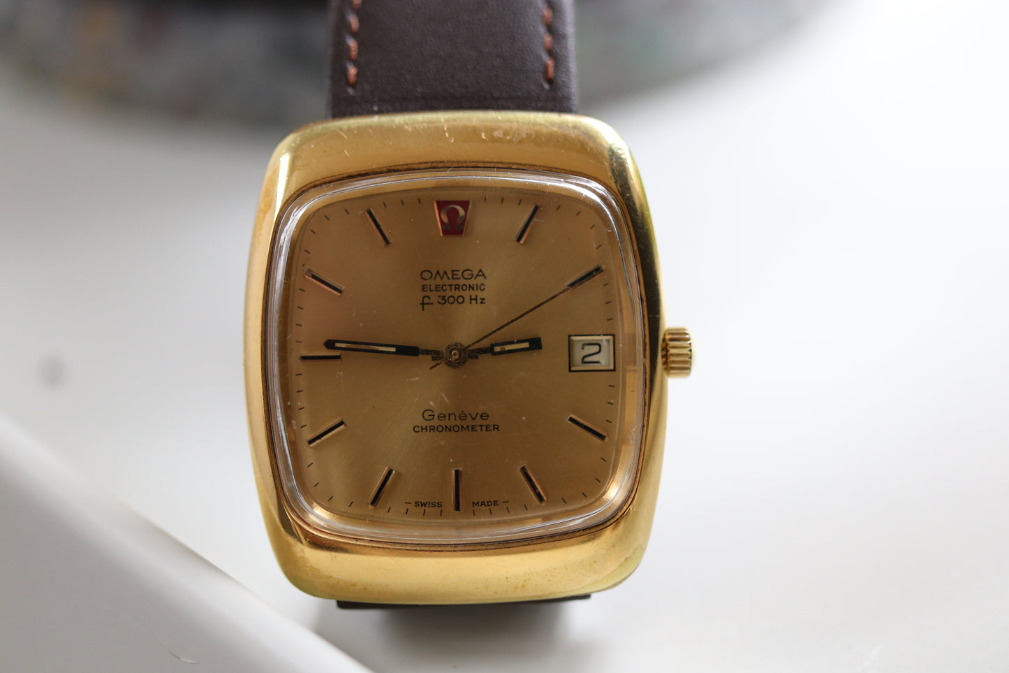 Omega Genève Electronic f300Hz Chronometer - Non-Functioning