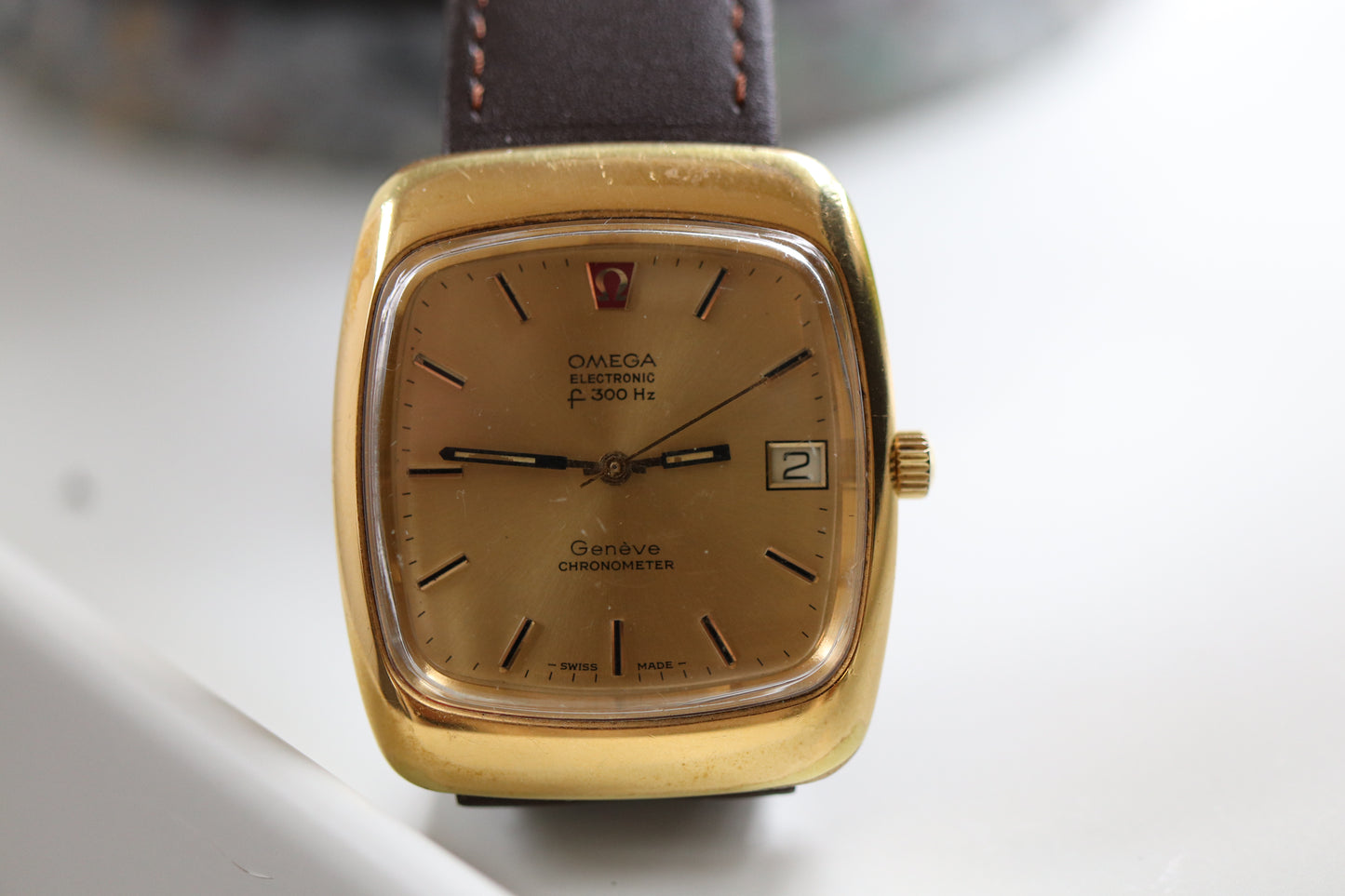 Omega Genève Electronic f300Hz Chronometer - Non-Functioning