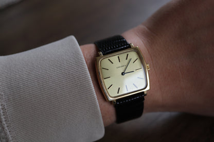 Longines manual working well linen squared dial
