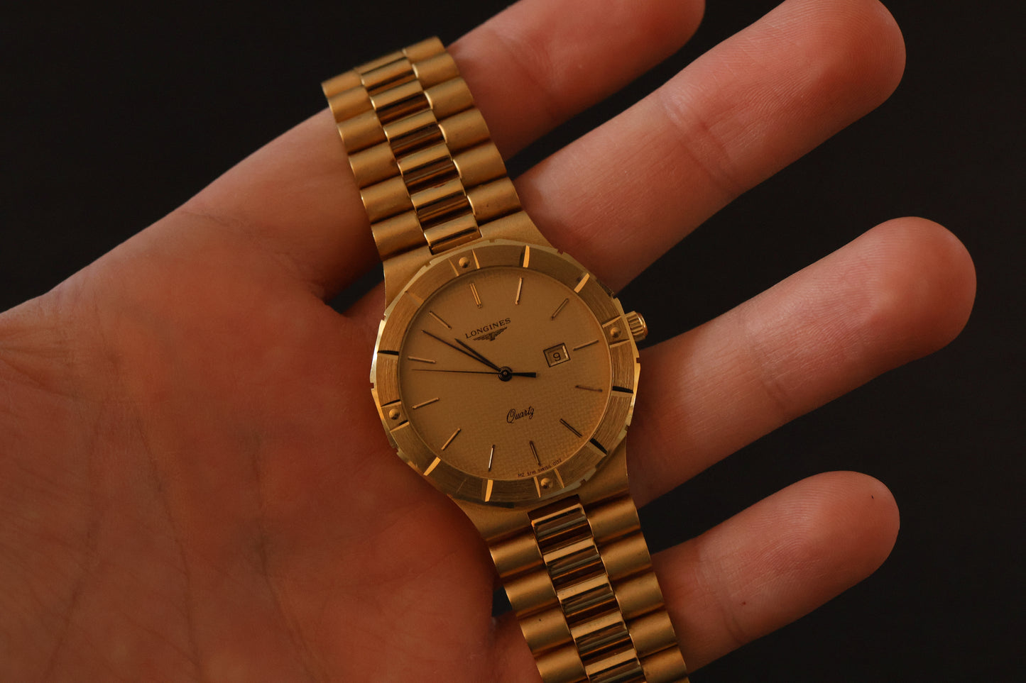 Longines Quartz MZ 5716 Textured Dial