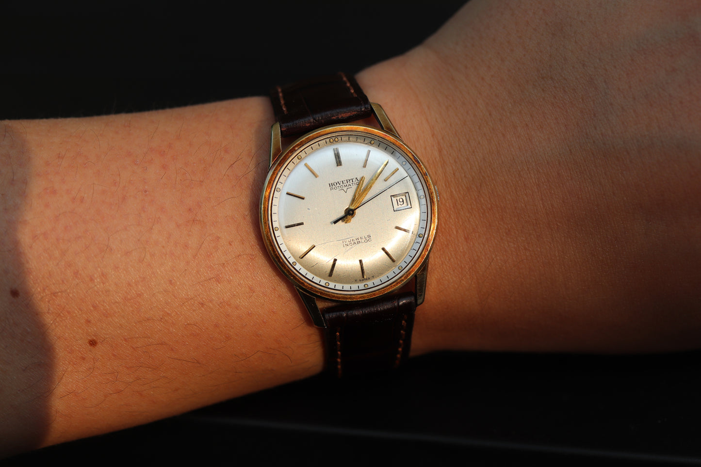 Vintage 1960s Hoverta Rotomatic Swiss Automatic