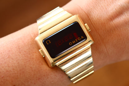 Omega Time Computer LED Digital Watch Ref. 196.0039 - for prject