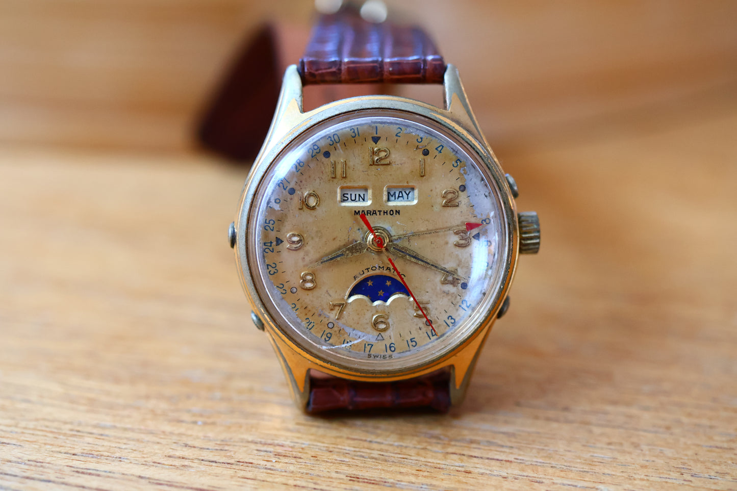 Marathon Triple Calendar Moonphase Automatic, Bidynator Cal. 693