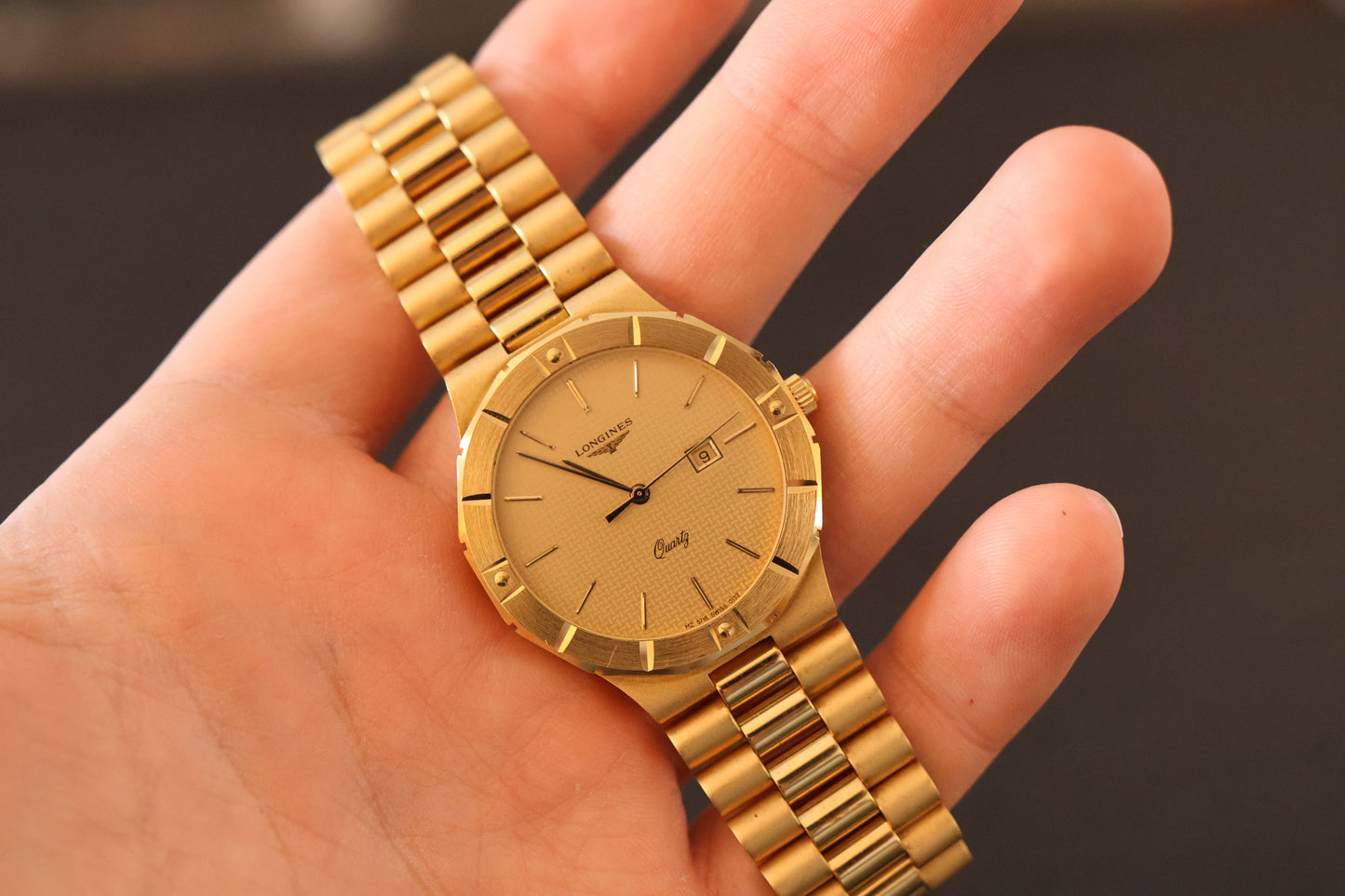 Longines Quartz MZ 5716 Textured Dial