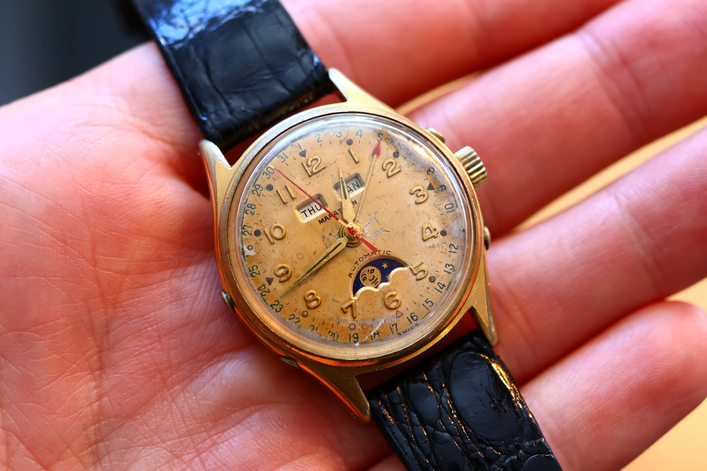 Marathon Triple Calendar Moonphase Automatic, Bidynator Cal. 693
