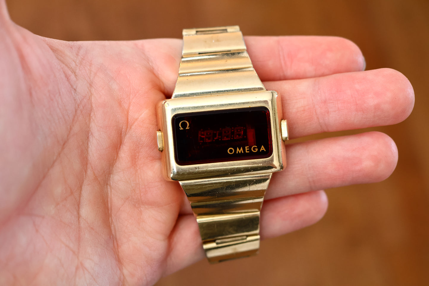 Omega Time Computer LED Digital Watch Ref. 196.0039 - for prject