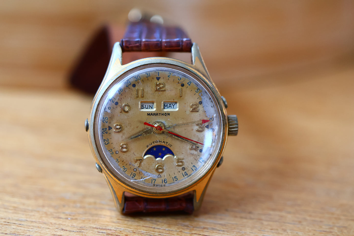 Marathon Triple Calendar Moonphase Automatic, Bidynator Cal. 693