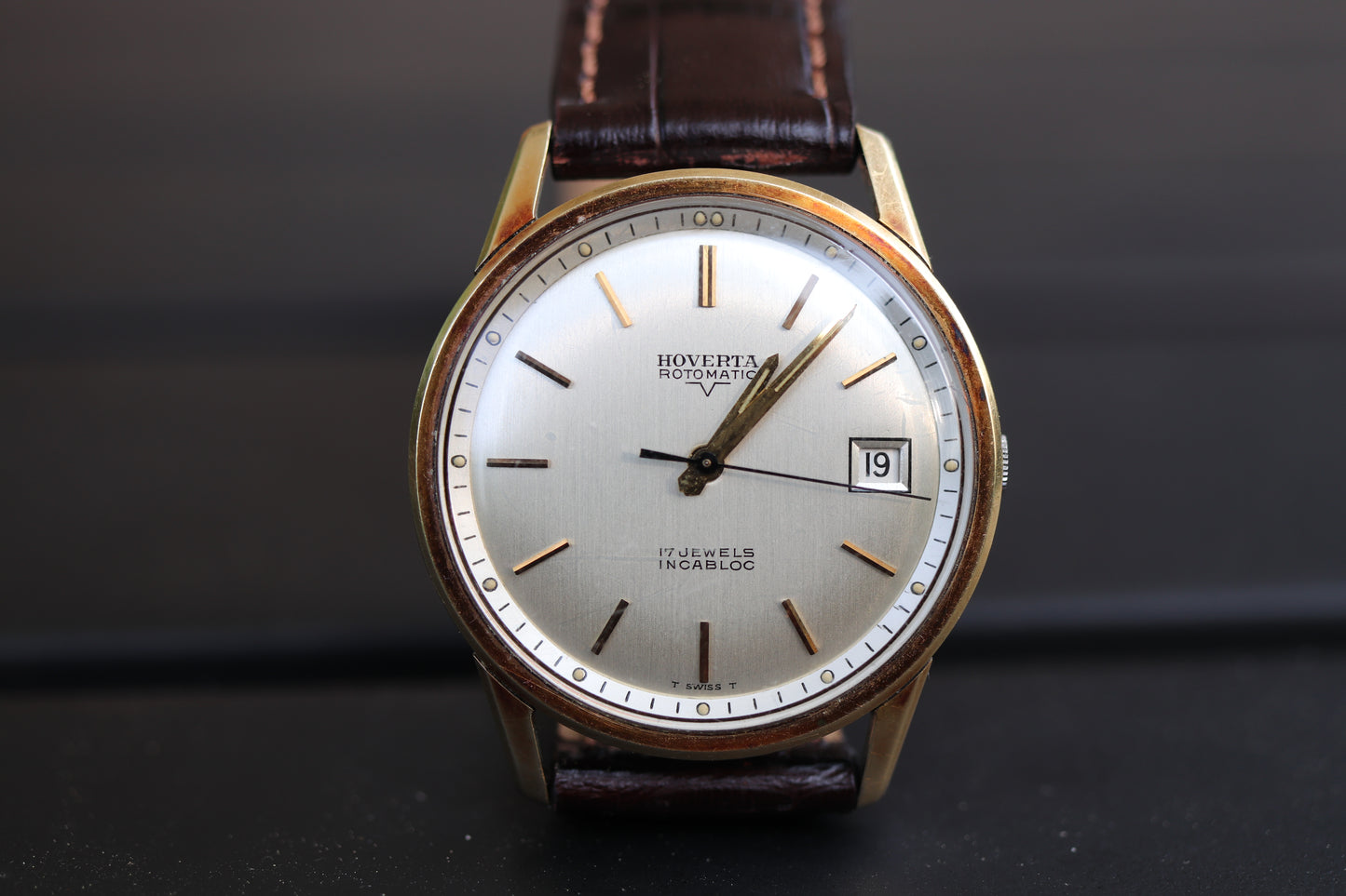 Vintage 1960s Hoverta Rotomatic Swiss Automatic