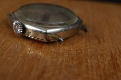 For Projects Vintage 1930s Omega Cushion Case Manual Wind
