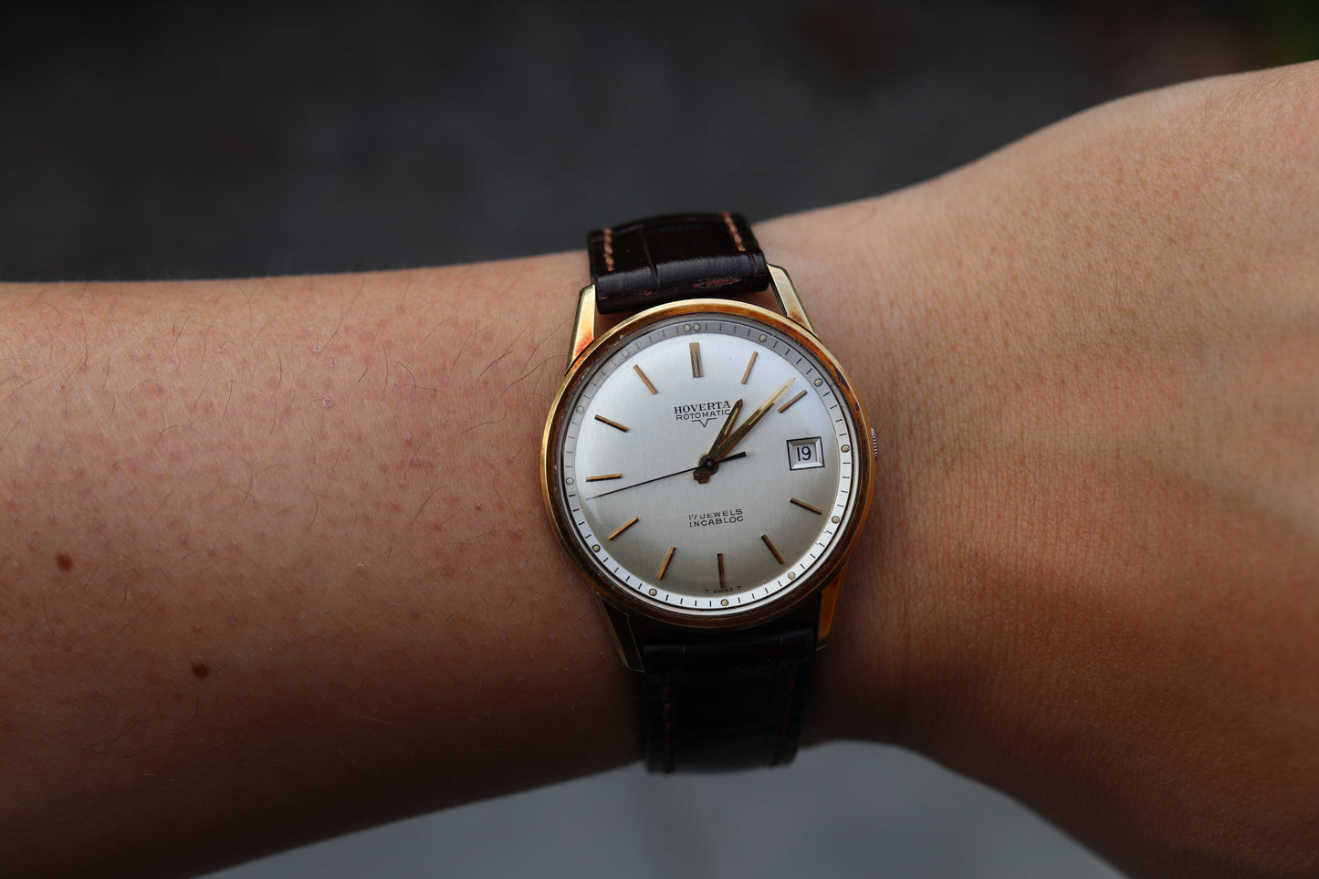 Vintage 1960s Hoverta Rotomatic Swiss Automatic