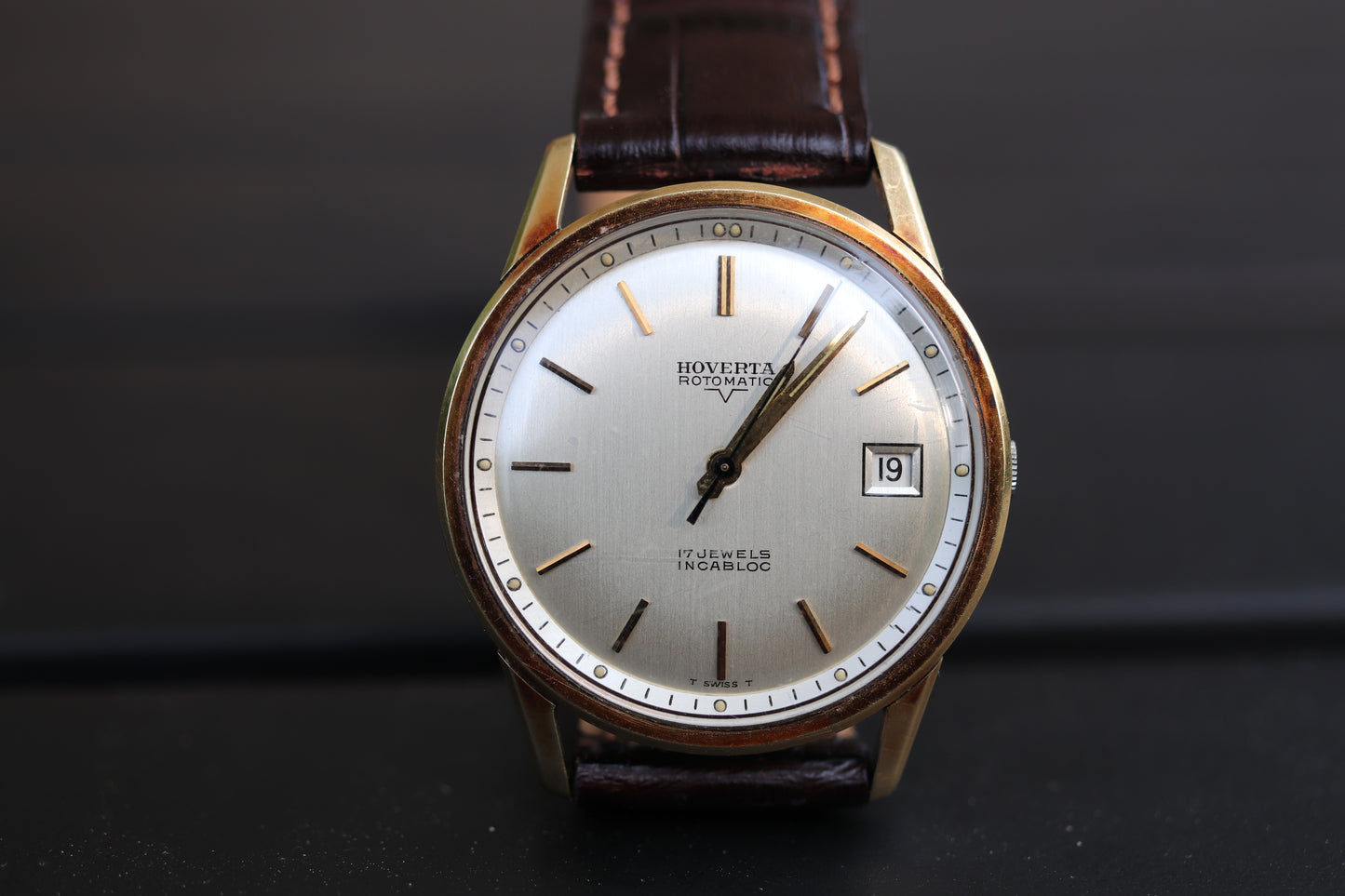 Vintage 1960s Hoverta Rotomatic Swiss Automatic