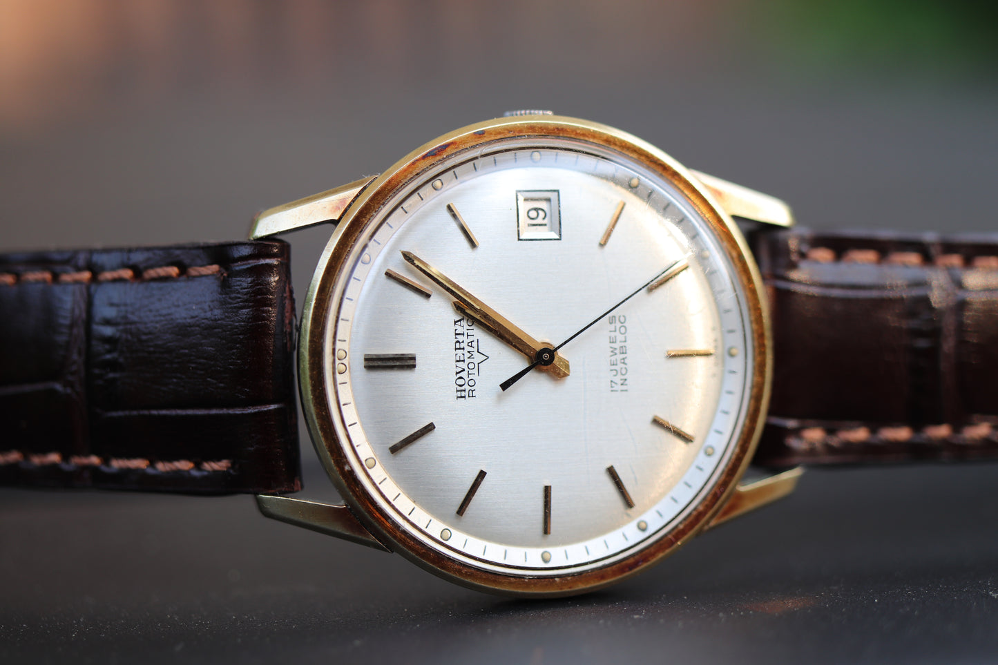 Vintage 1960s Hoverta Rotomatic Swiss Automatic