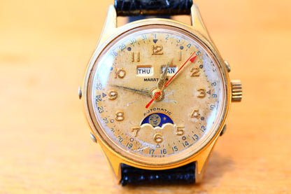 Marathon Triple Calendar Moonphase Automatic, Bidynator Cal. 693