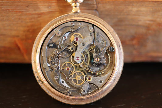 Vintage Zenith Pocket Watch with Chronograph Function