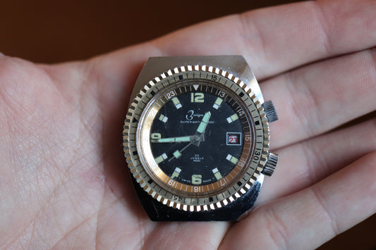 Vintage Burgana Superwaterproof Project watch