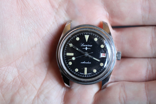 Very rare Lucerne logo Calendar Watch - for project