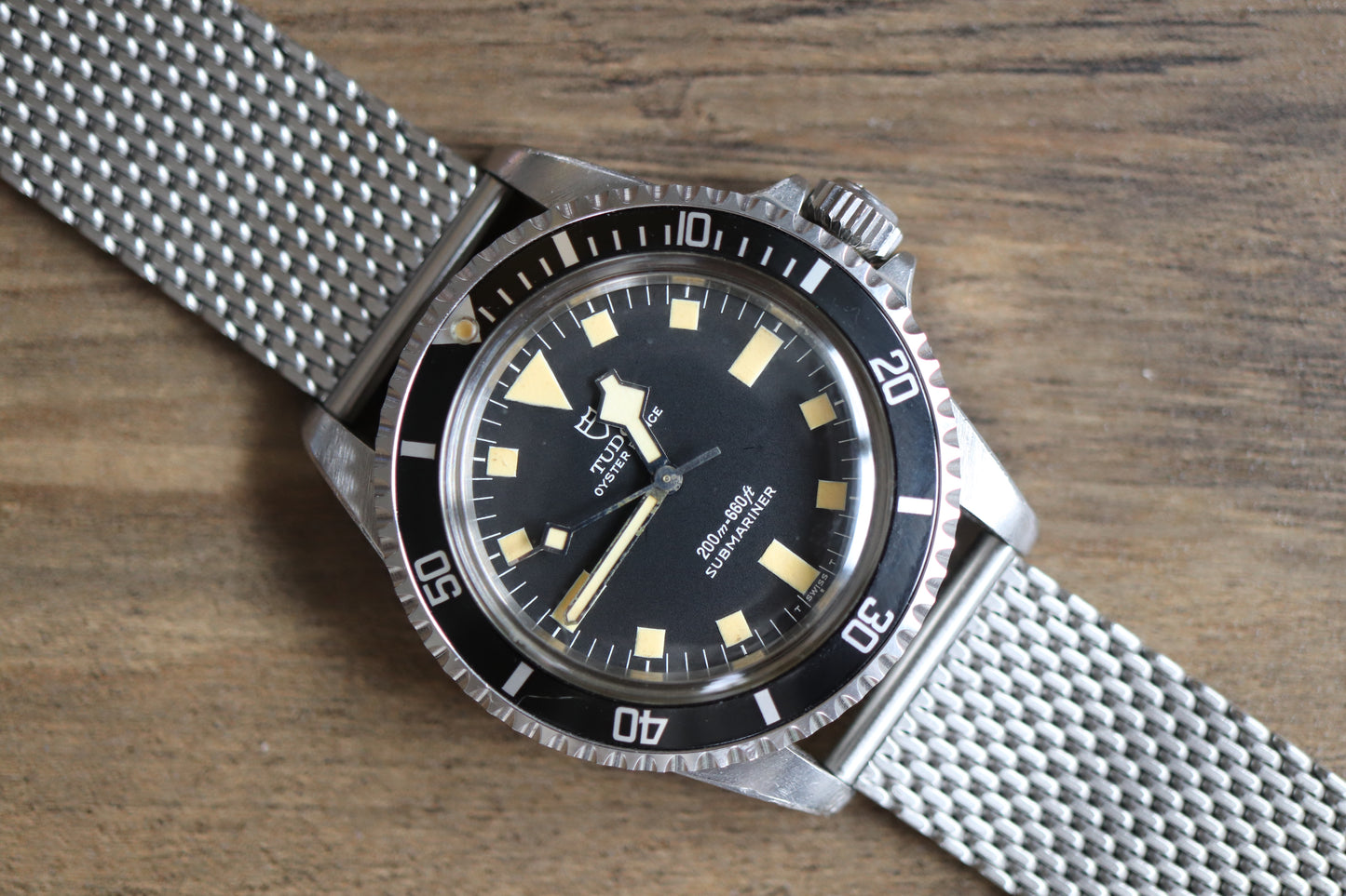 Vintage Tudor Submariner 94010 "Snowflake" - Rare Canadian Army-Issued - 1984