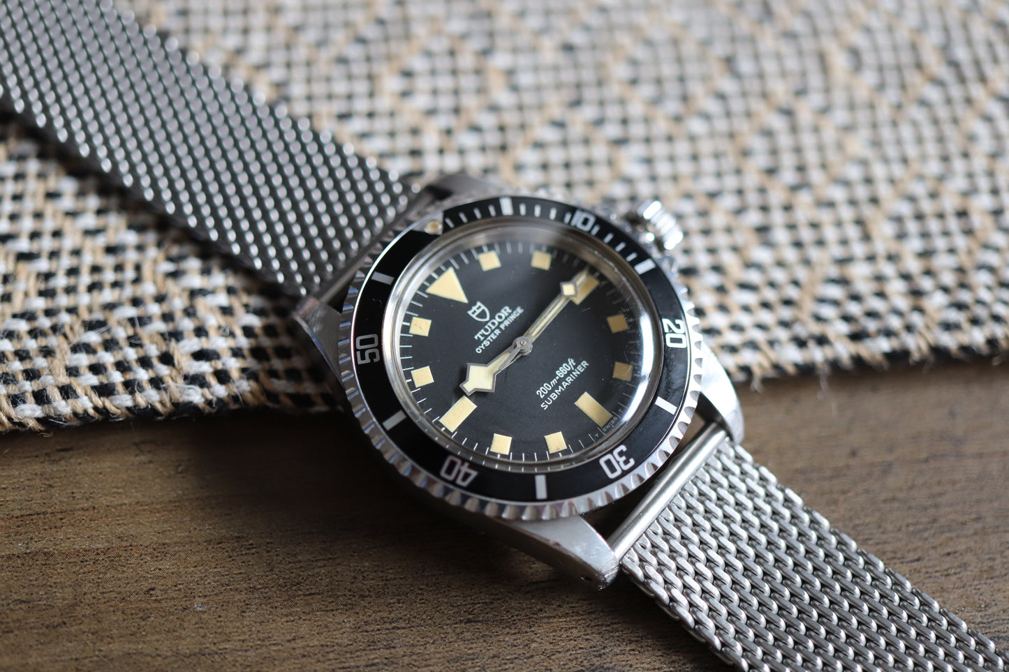 Vintage Tudor Submariner 94010 "Snowflake" - Rare Canadian Army-Issued - 1984