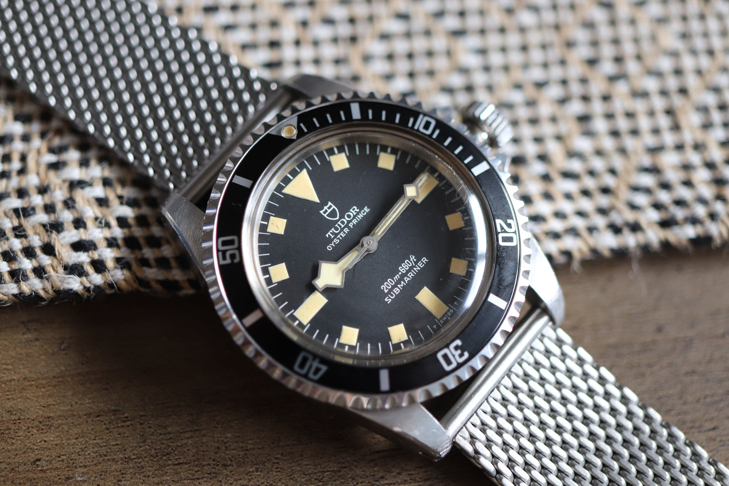 Vintage Tudor Submariner 94010 "Snowflake" - Rare Canadian Army-Issued - 1984