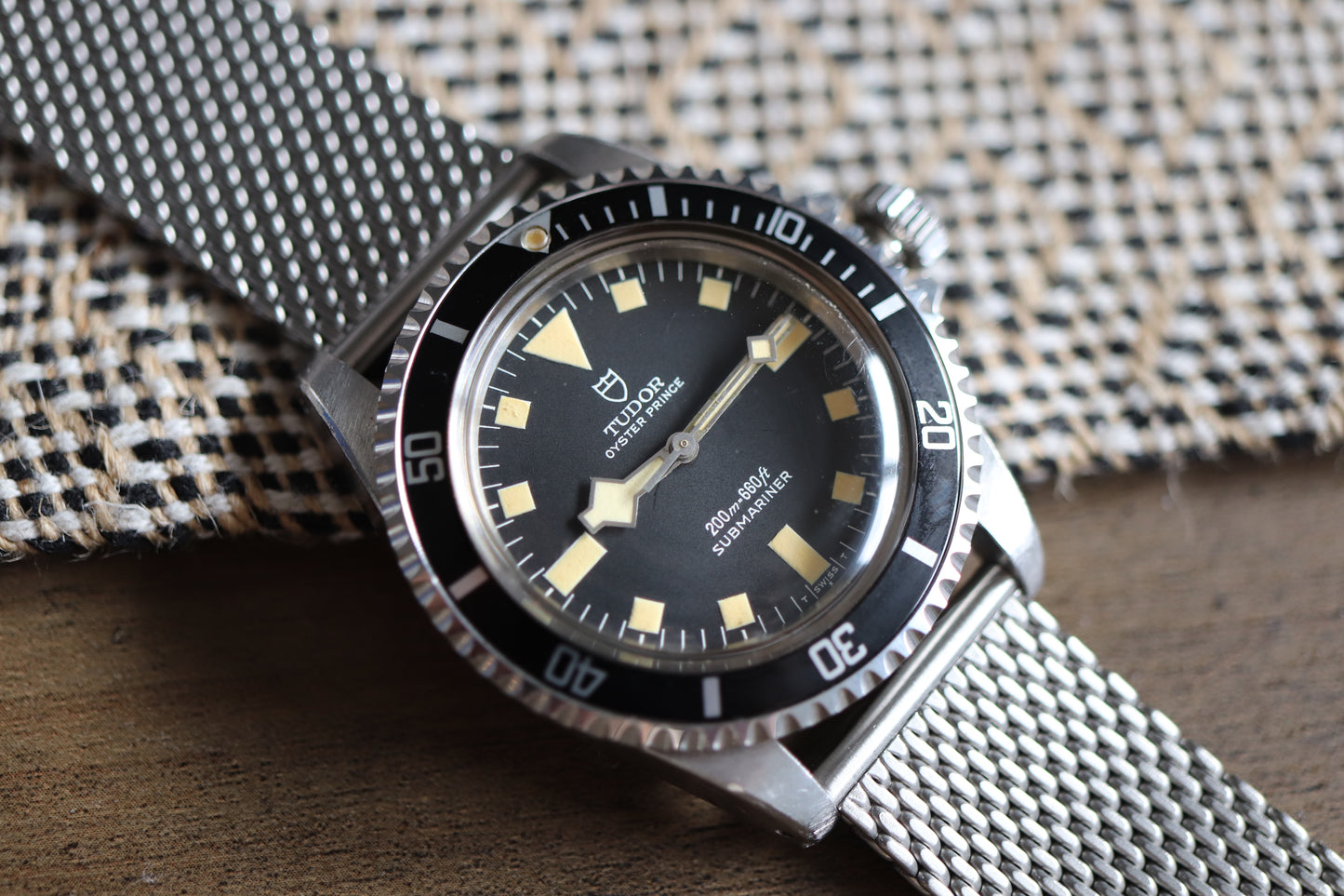 Vintage Tudor Submariner 94010 "Snowflake" - Rare Canadian Army-Issued - 1984