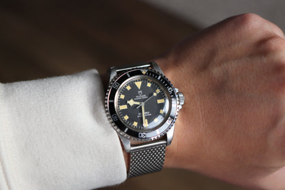 Vintage Tudor Submariner 94010 "Snowflake" - Rare Canadian Army-Issued - 1984