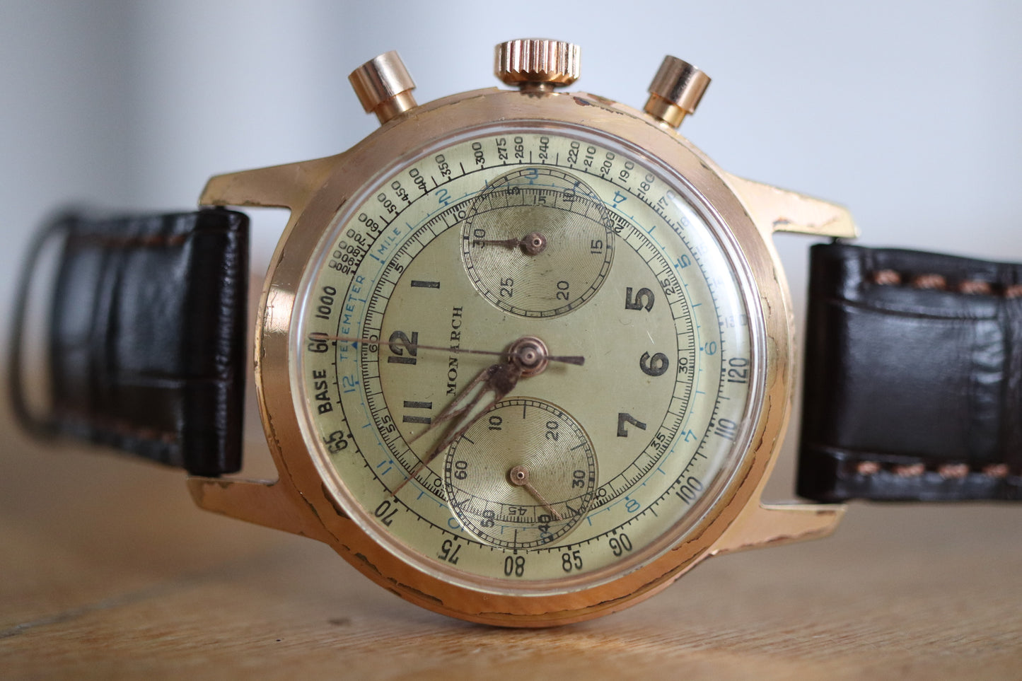 Vintage Monarch Chronograph - Manual - GP - Works well