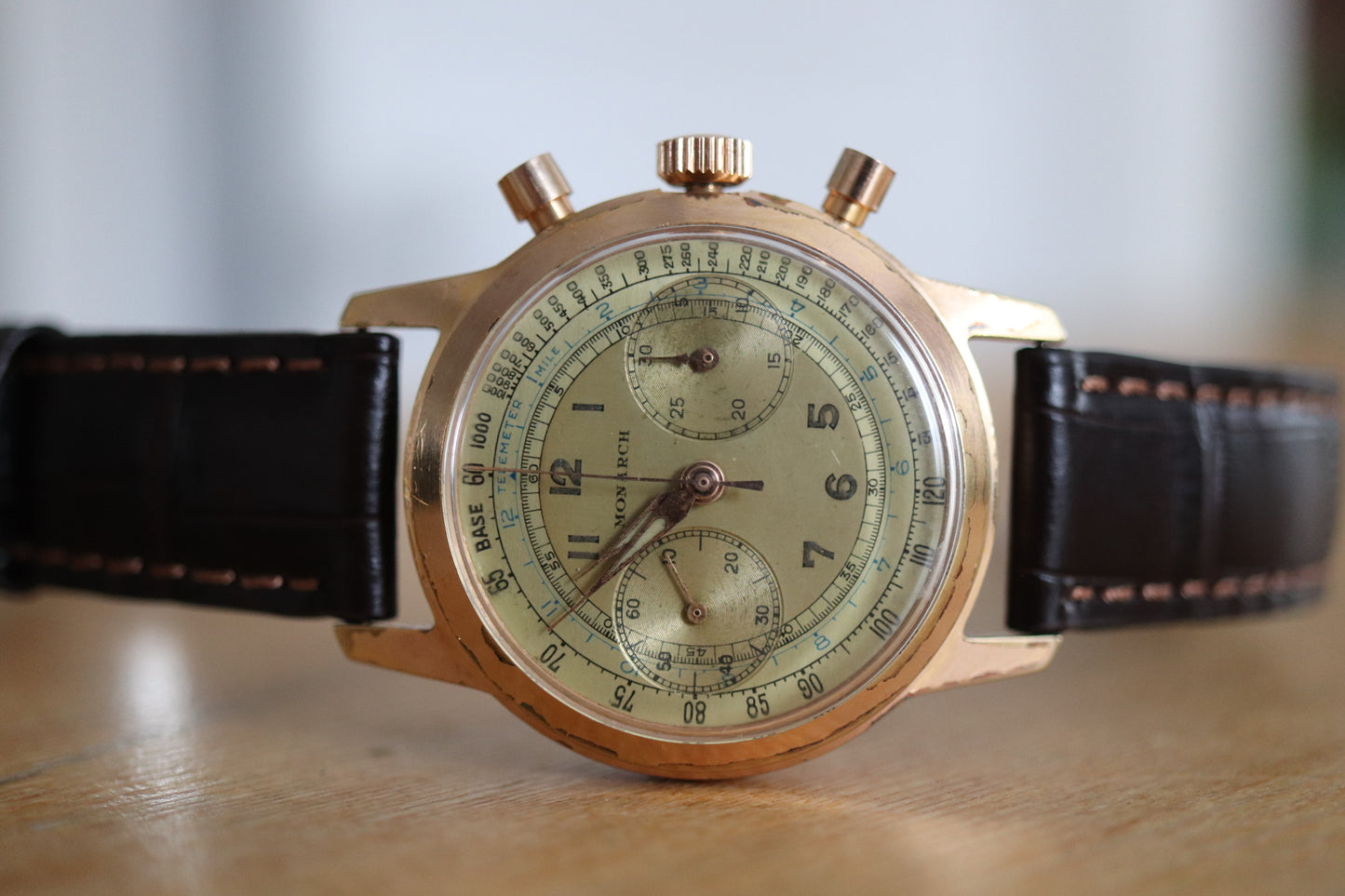 Vintage Monarch Chronograph - Manual - GP - Works well